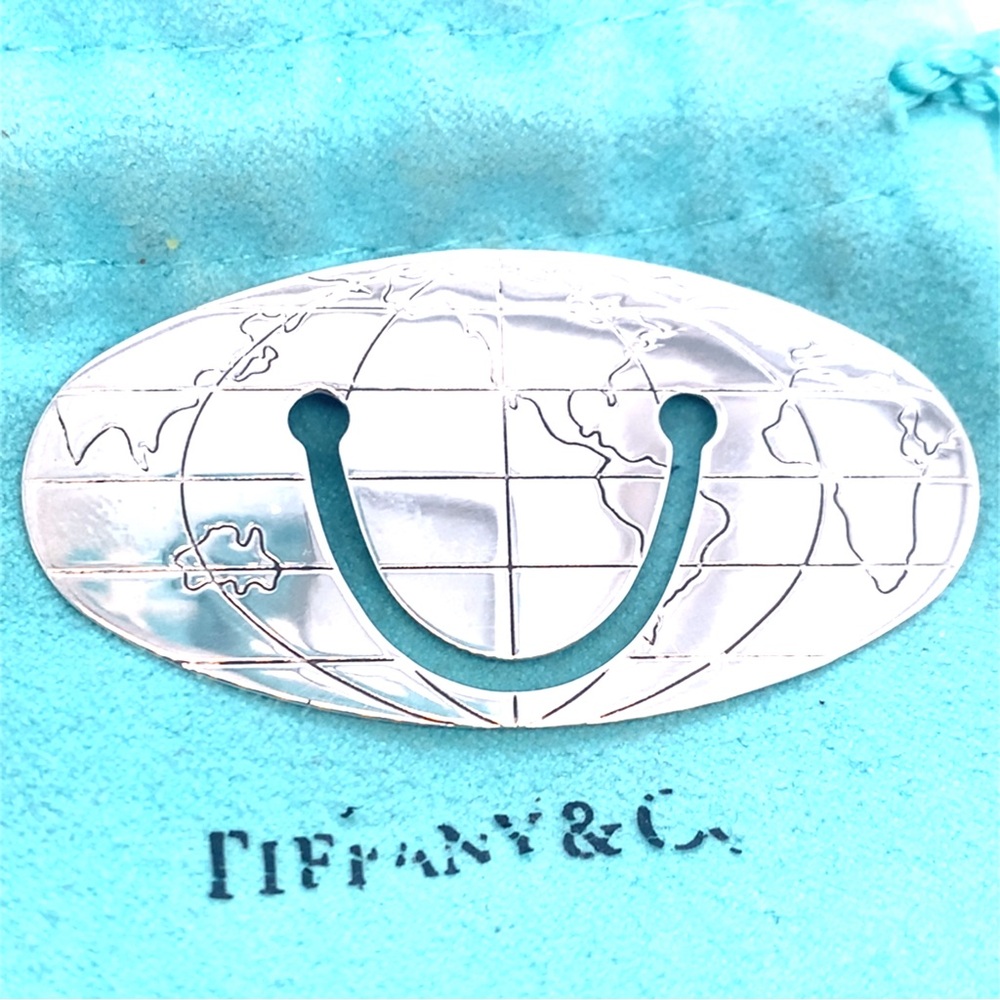 Tiffany & Co. Silver World Map Bookmark